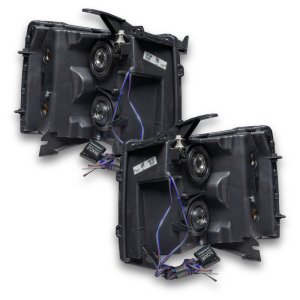 Chevrolet Silverado Headlight Assemblies - ORACLE Lighting - ColorSHIFT w/ BC1 Controller, Chrome Housing - `07-`13